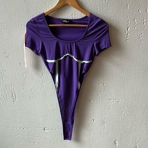 Purple Bodysuit NWOT